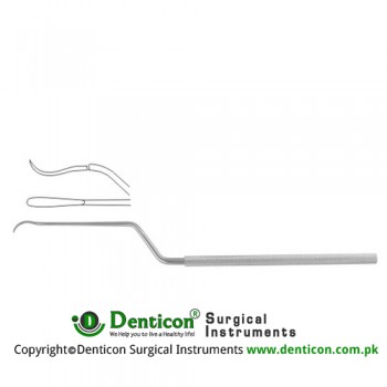 Yasargil Micro Dissector Bayonet Shaped Stainless Steel, 24 cm - 9 1/2"